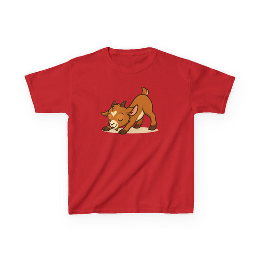 Youth Yoga Kid T-Shirt, Cute Animal Shirt for Children, Fun Gift for Birthdays, Playful Design for Animal Lovers, Ideal for Casual Wear