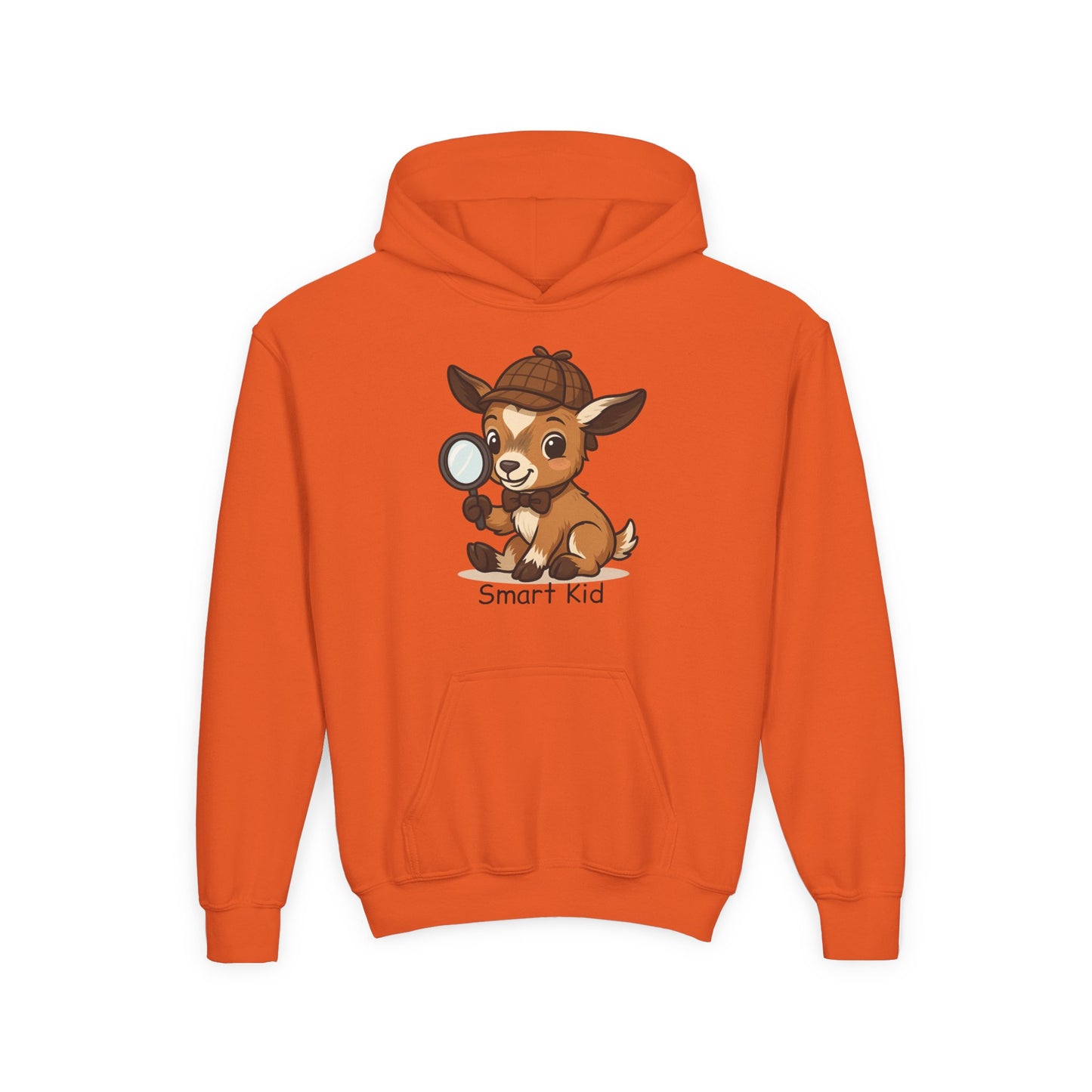 Youth Smart Kid Hoodie | Detective Baby Kid Hooded Sweatshirt | Soft Youth Pullover | Back to School Gift | Unique Animal Lover Apparel for Kids