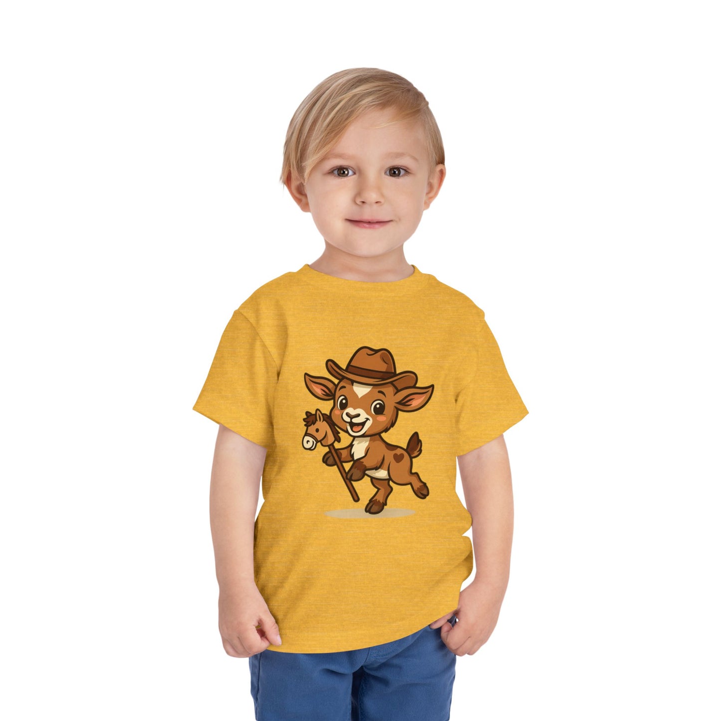 Rodeo Kid T-Shirt – Country Farm Style Kids Tee | Rustic Western Theme Shirt | Playful Animal Graphic Top | Fun Gift for Boys & Girls