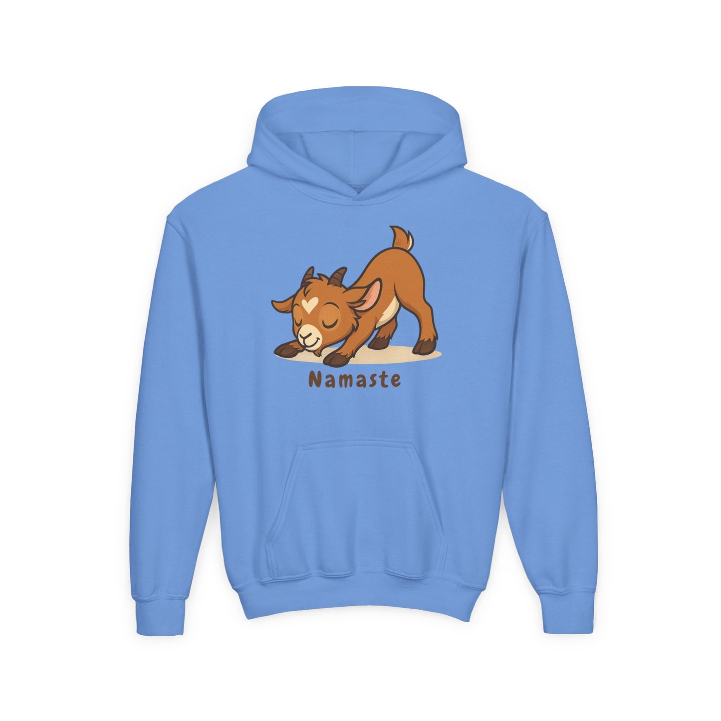 Youth Yoga Kid - Namaste Hoodie, Cute Sweatshirt for Kids, Animal Lovers Gift, Cozy Layering Piece, Perfect for Birthdays and Holidays