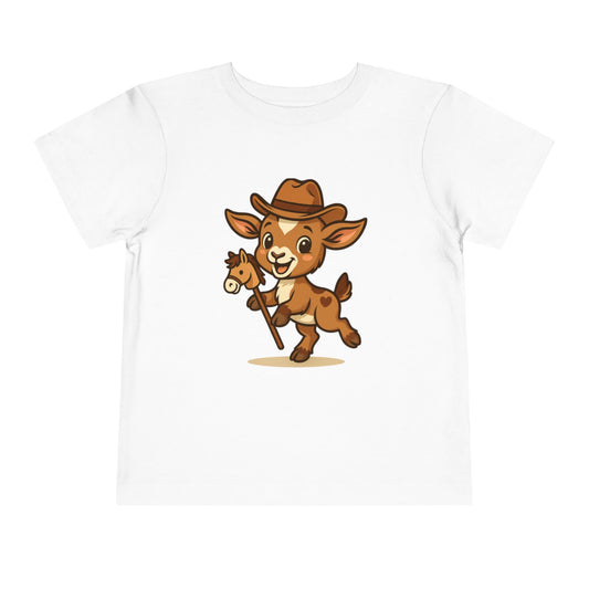 Toddler Rodeo Kid T-Shirt | Country Farm Style Baby Tee | Rustic Western Theme Shirt | Playful Animal Graphic Top | Fun Gift for Toddlers