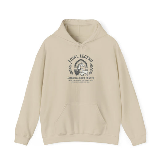Vintage Royal Legend Hoodie | Cozy Hooded Sweatshirt for Horse Lovers | Perfect for Casual Wear, Gifts, Equestrian Events
