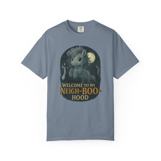Ghost Pony Graveyard T-Shirt, Funny Pony Tee, Cute Halloween Shirt, Unisex Graphic Tee, Gift for Horse Lovers