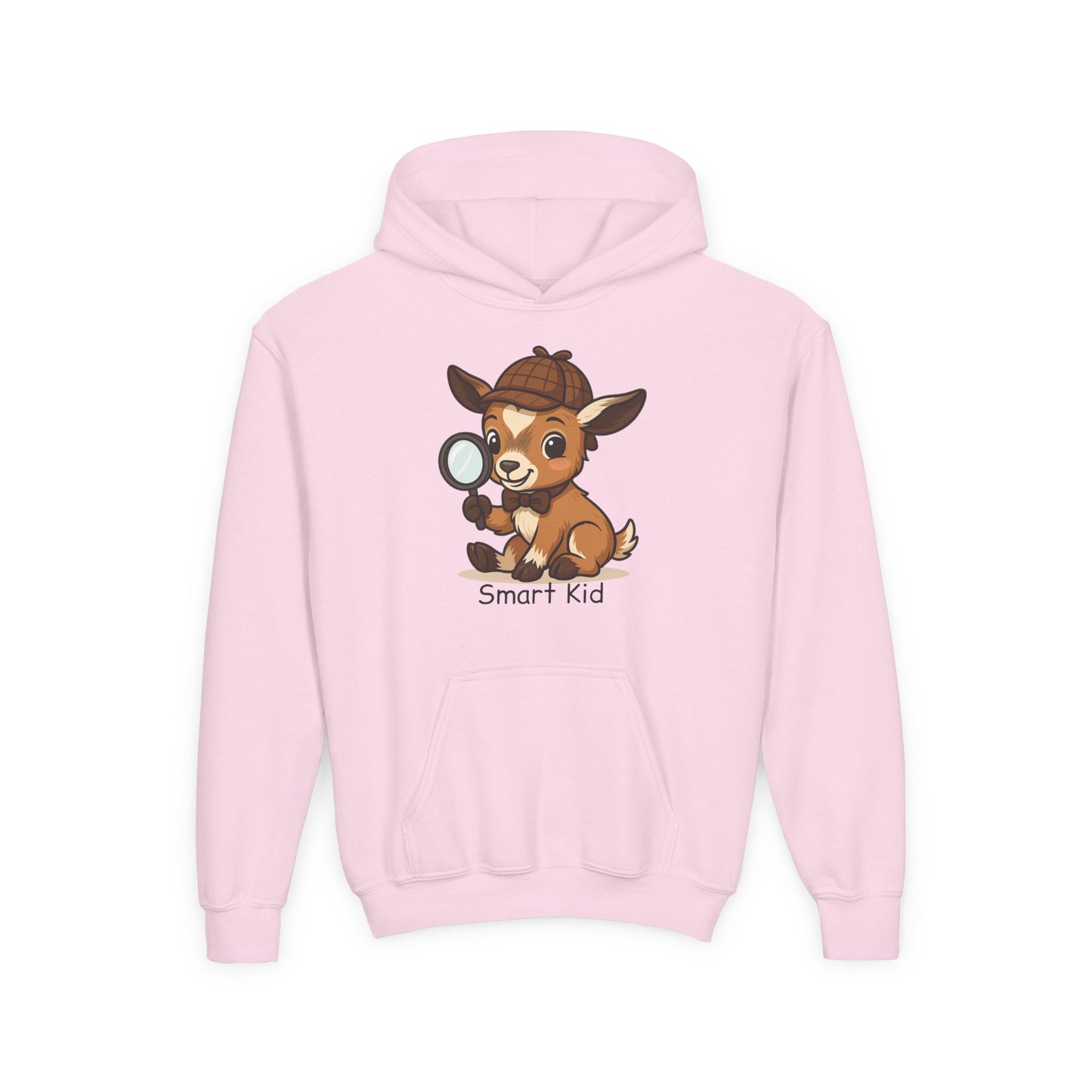 Youth Smart Kid Hoodie | Detective Baby Kid Hooded Sweatshirt | Soft Youth Pullover | Back to School Gift | Unique Animal Lover Apparel for Kids