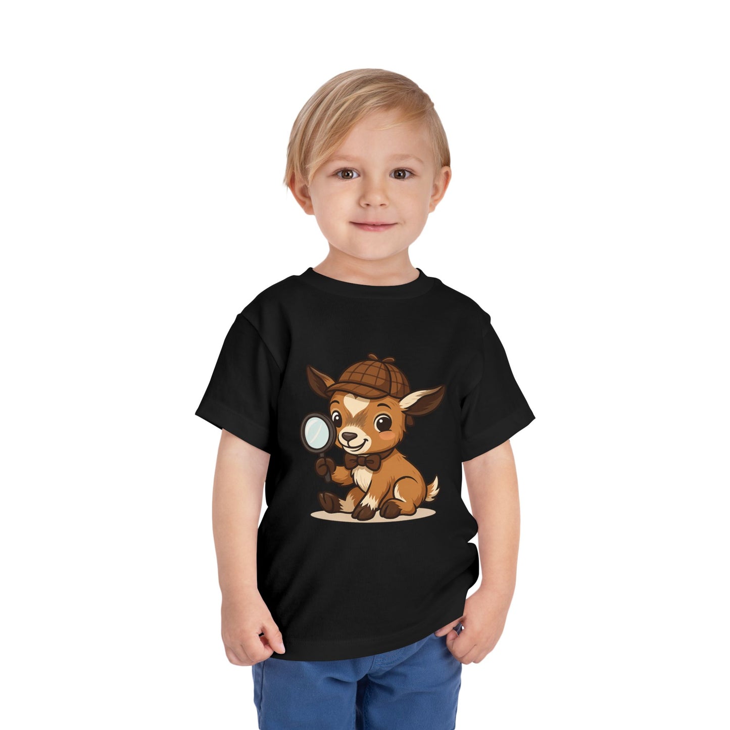 Smart Kid T-Shirt – Detective Toddler Tee | Unisex Baby Shirt | Cute Animal Graphic Top | Fun Playtime Outfit | Adorable Gift for Kids