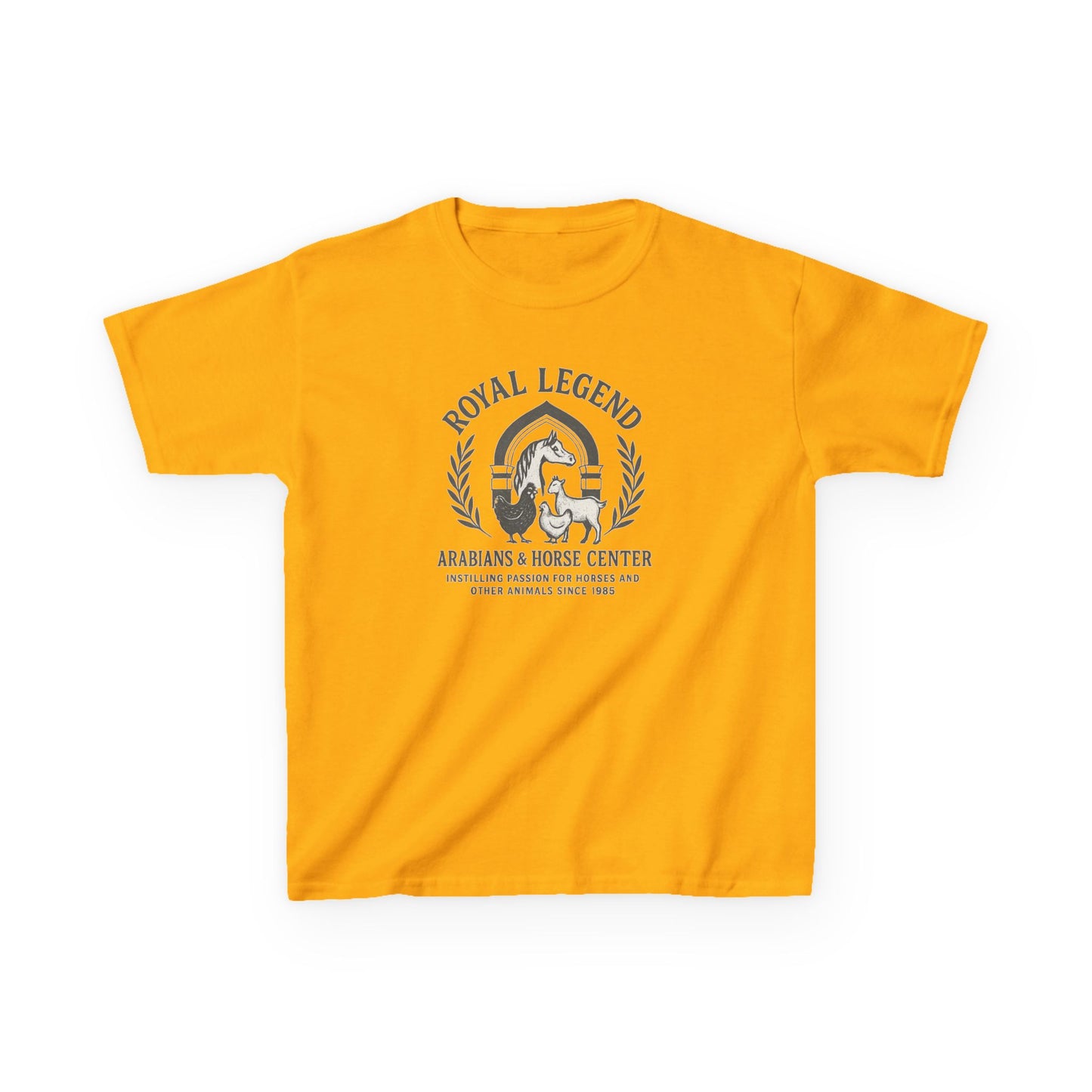 Youth Vintage Royal Legend T-Shirt | Kids Casual Wear | Comfy Top for Children | Ideal Gift for young farm lovers