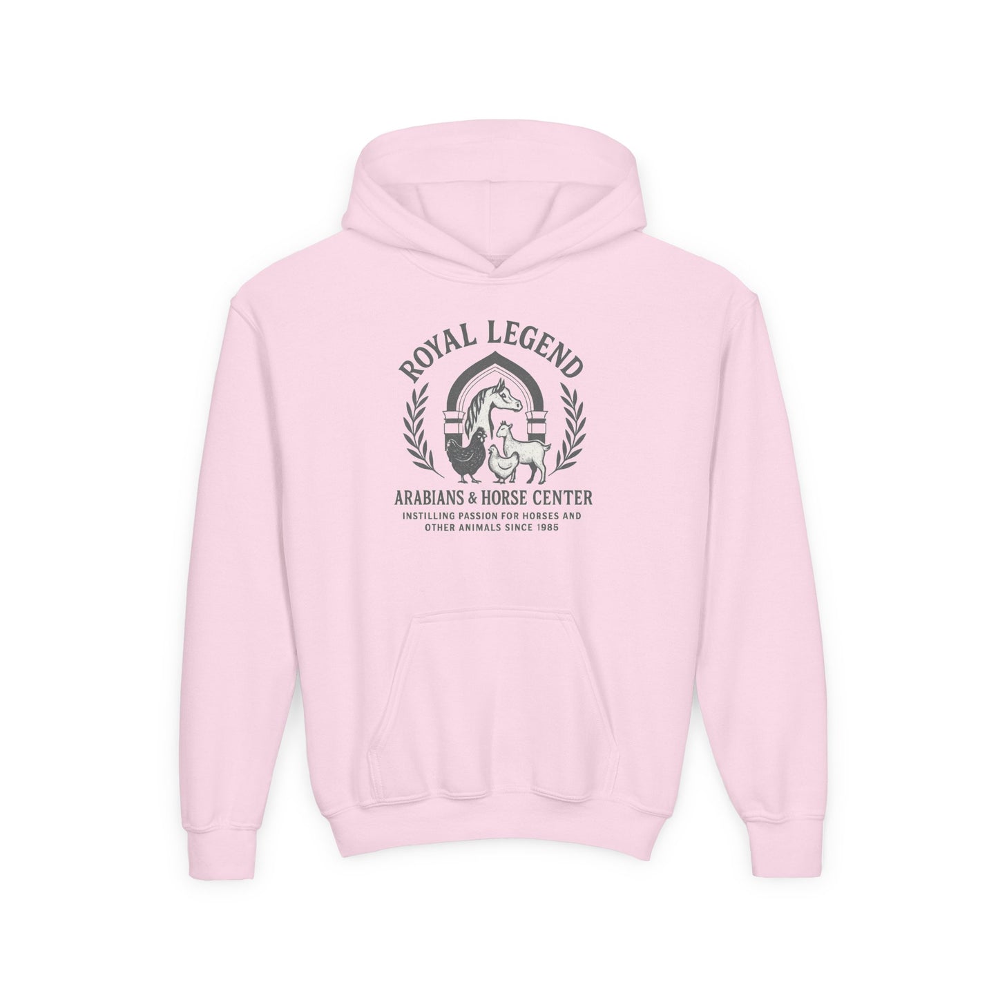 Youth Vintage Royal Legend Hoodie | Horse Lover Gift | Equestrian Hooded Sweatshirt | Kids Hoodie