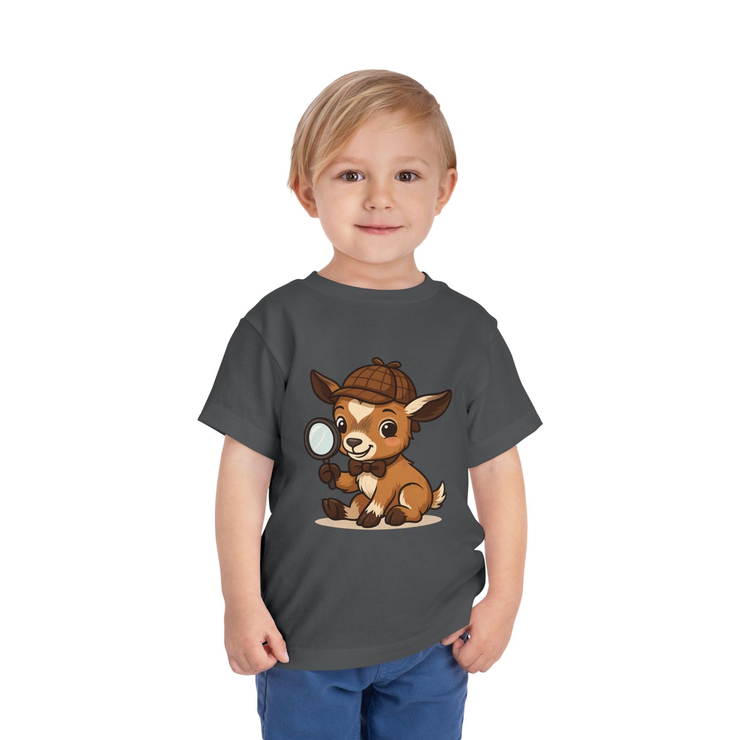 Smart Kid T-Shirt – Detective Toddler Tee | Unisex Baby Shirt | Cute Animal Graphic Top | Fun Playtime Outfit | Adorable Gift for Kids