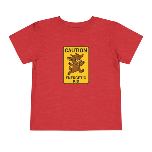 Toddler Energetic Kid T-Shirt | Funny Baby Shirt | Birthday Gift | Playful Tee for Toddlers | Summer Outfit Wear