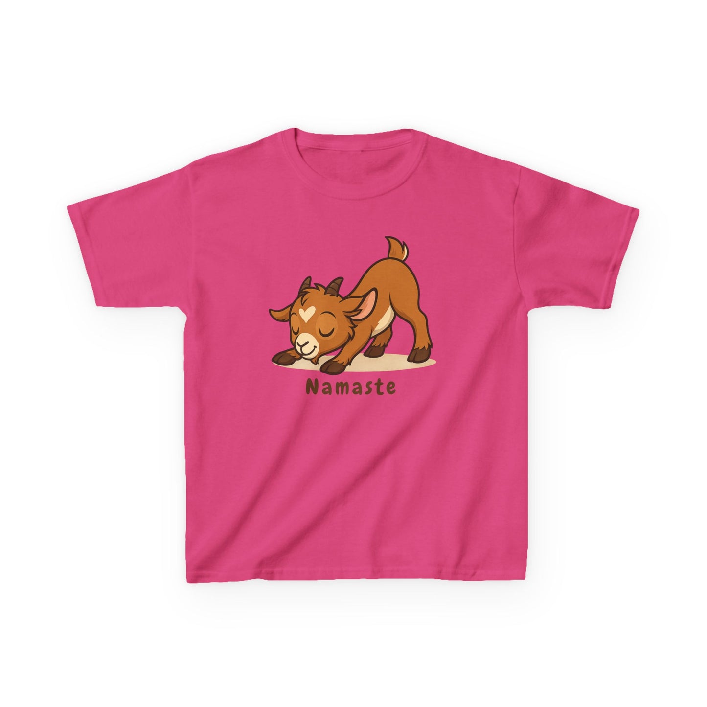 Youth Yoga Kid - Namaste T-Shirt | Cute Gift for Kids | Young Tee for Animal Lovers | Playful Kids Apparel | Kids Farm Shirt