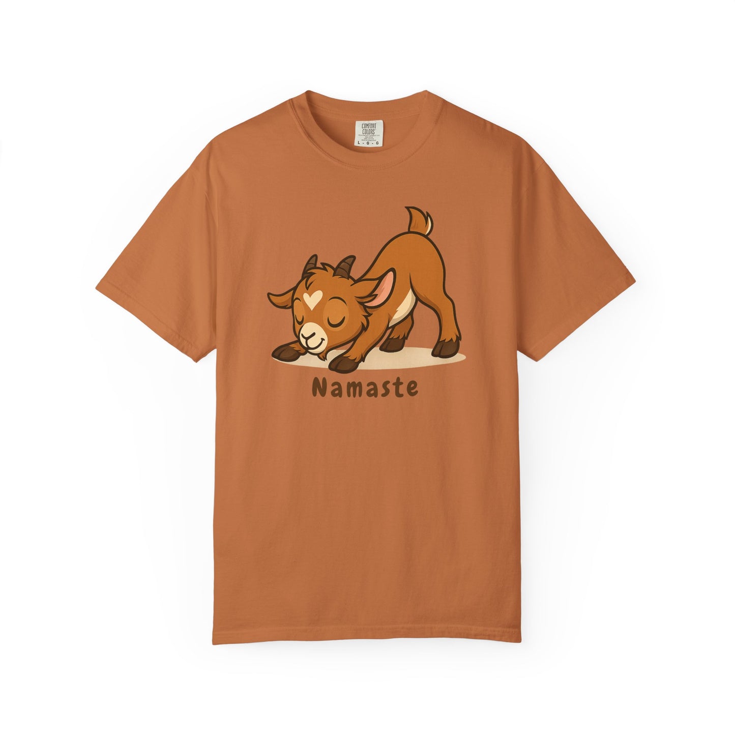 Yoga Kid - Namaste T-Shirt, Unisex Yoga Tee, Gift for Goat Lovers, Cute Animal Shirt, Relaxing Wear, Casual Everyday Top