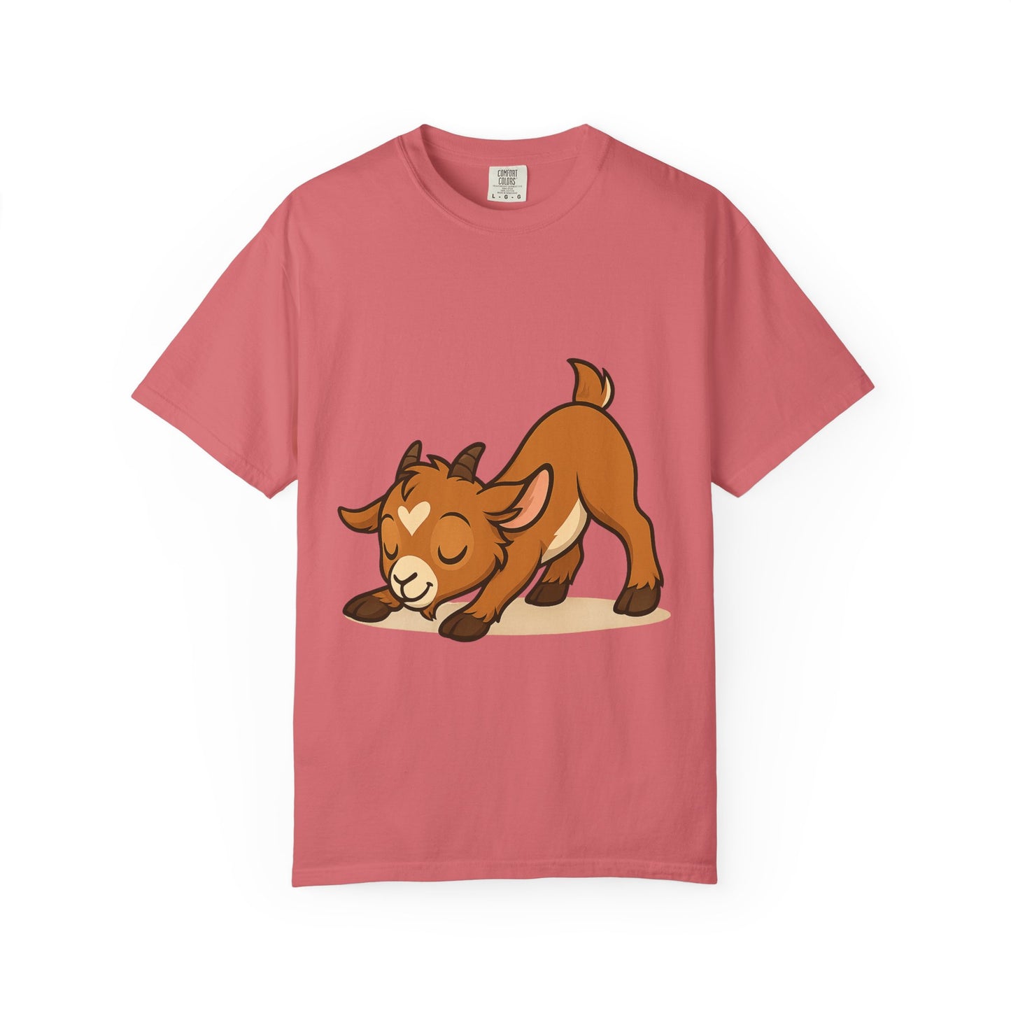 Yoga Kid Crew Neck T-Shirt, Animal Lover Shirt, Funny Unisex T-Shirt, Gift for Adults, Farm Themed Apparel, Everyday Casual Wear