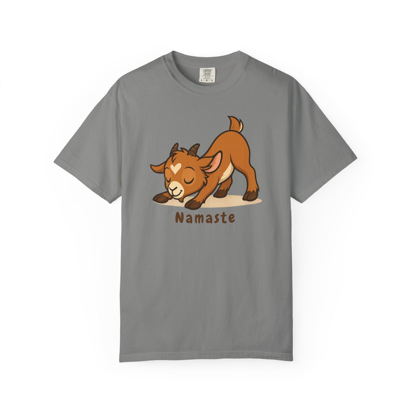 Yoga Kid - Namaste T-Shirt, Unisex Yoga Tee, Gift for Goat Lovers, Cute Animal Shirt, Relaxing Wear, Casual Everyday Top