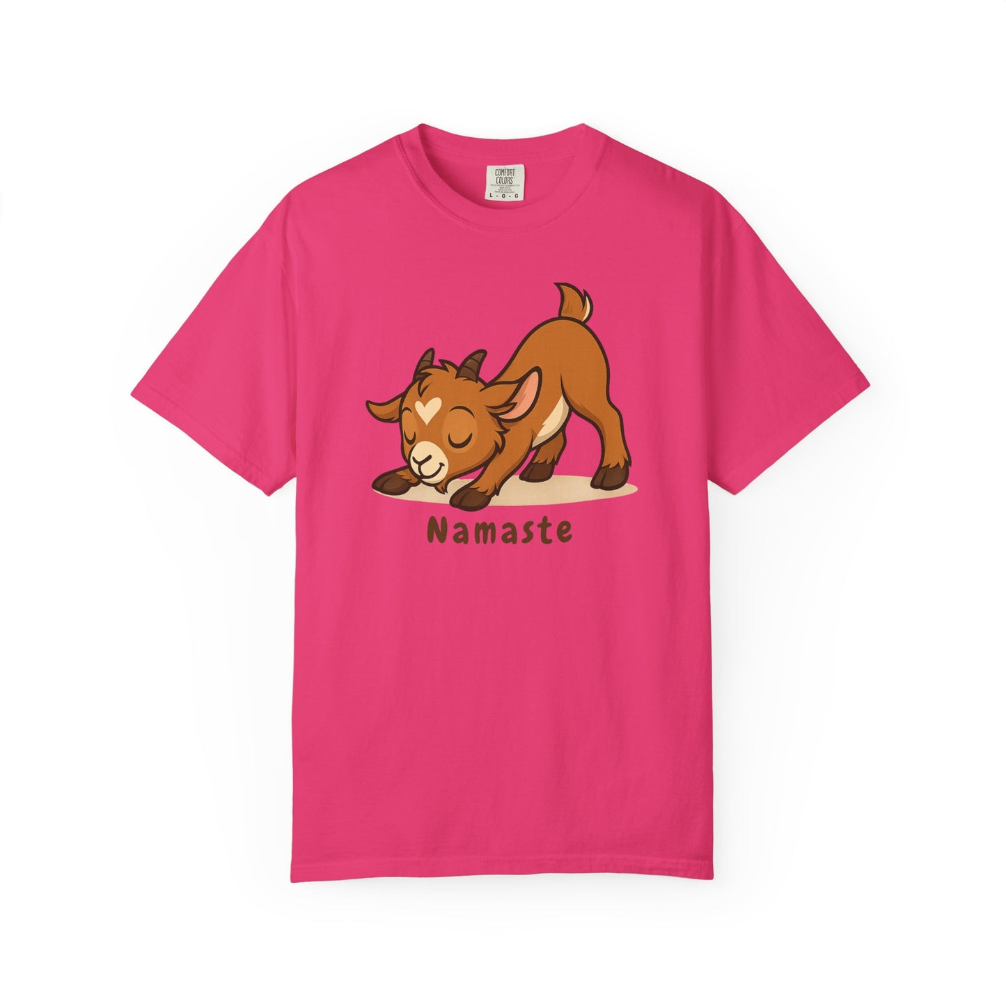 Yoga Kid - Namaste T-Shirt, Unisex Yoga Tee, Gift for Goat Lovers, Cute Animal Shirt, Relaxing Wear, Casual Everyday Top