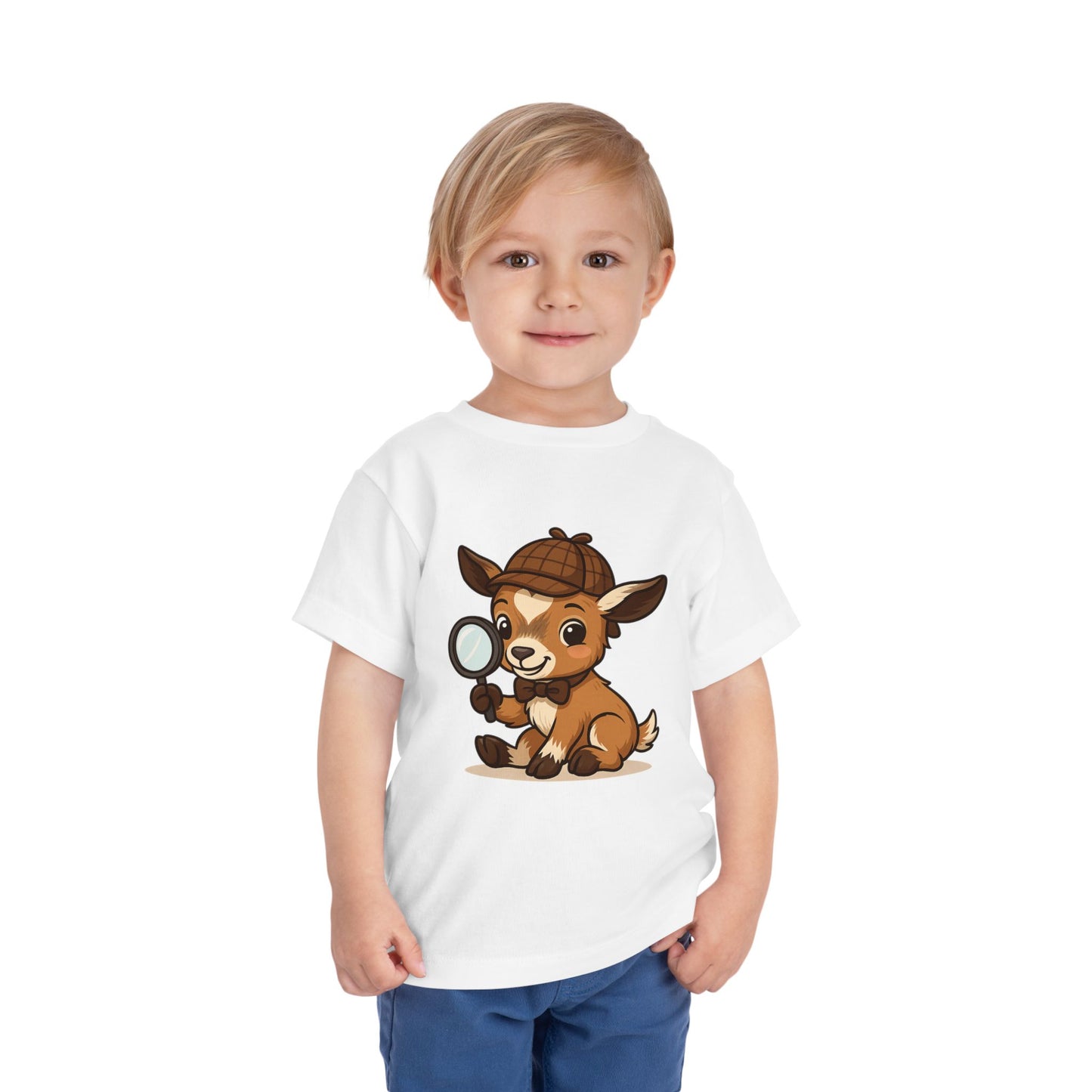 Smart Kid T-Shirt – Detective Toddler Tee | Unisex Baby Shirt | Cute Animal Graphic Top | Fun Playtime Outfit | Adorable Gift for Kids