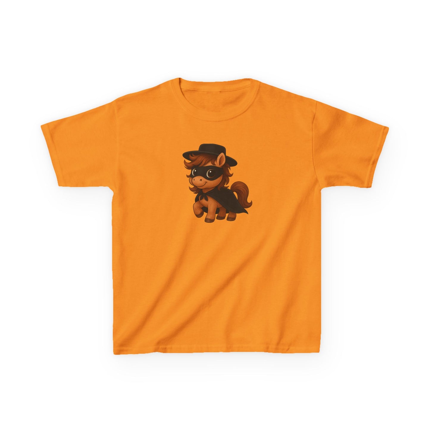 Youth Zorro Pony T-Shirt | Perfect for Birthdays | Playdates and Everyday Wear | Kids Apparel | Pony Lover Tee