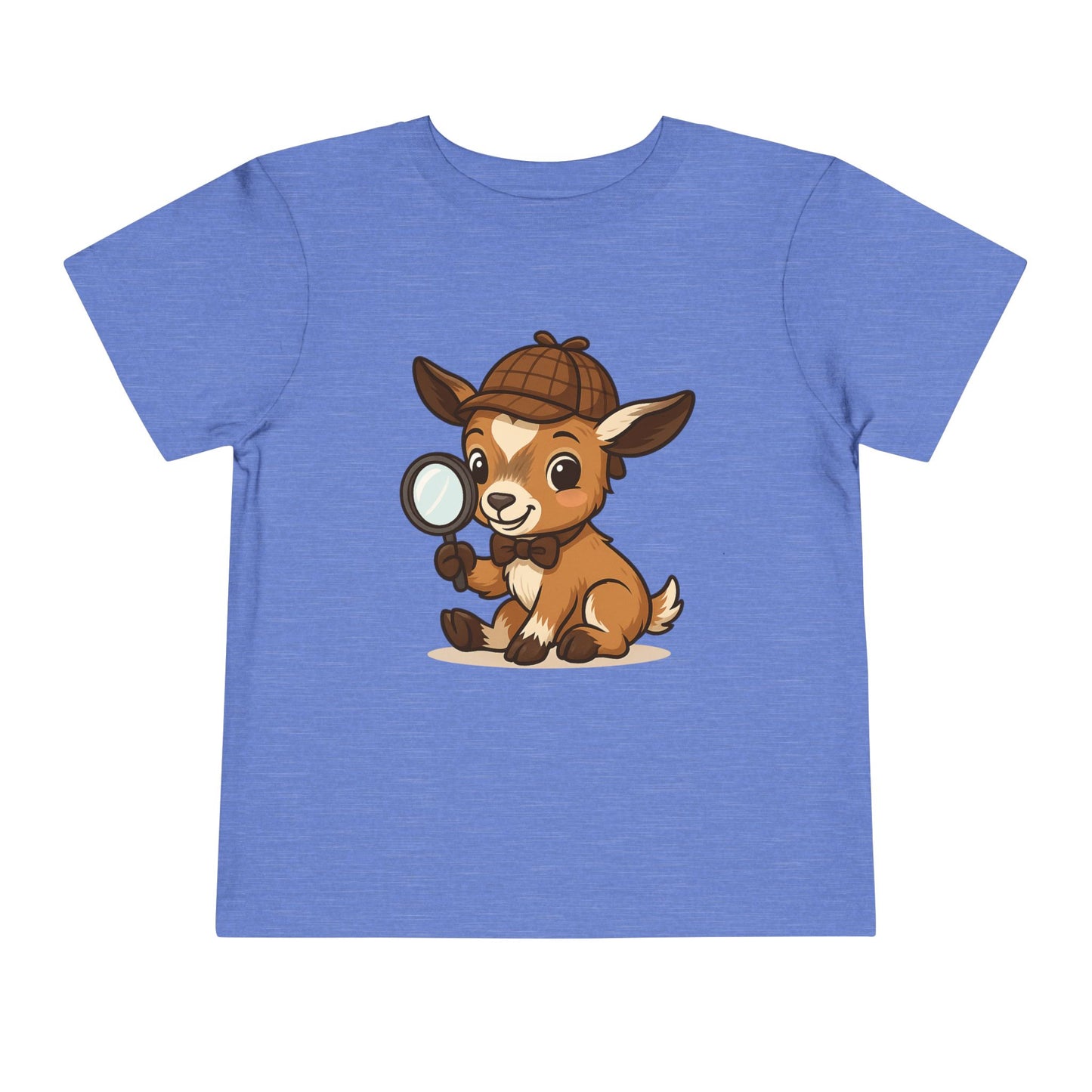 Toddler Smart Kid T-Shirt | Detective Adventure Graphic Tee | Cute Unisex Animal Character Shirt | Fun Gift for Curious Minds