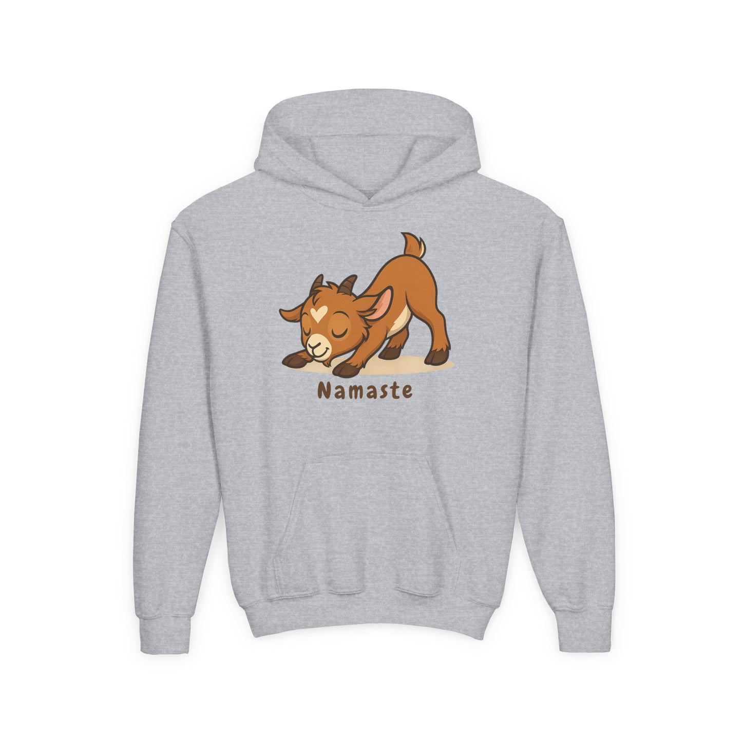 Youth Yoga Kid - Namaste Hoodie, Cute Sweatshirt for Kids, Animal Lovers Gift, Cozy Layering Piece, Perfect for Birthdays and Holidays
