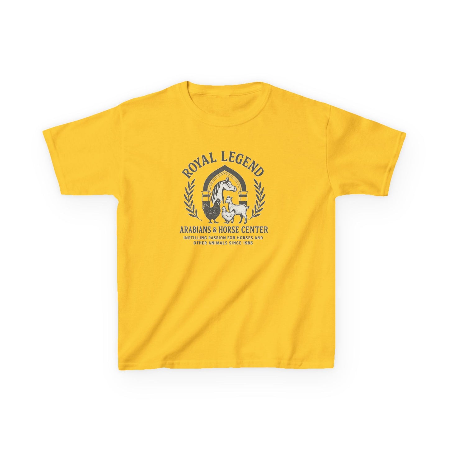 Youth Vintage Royal Legend T-Shirt | Kids Casual Wear | Comfy Top for Children | Ideal Gift for young farm lovers