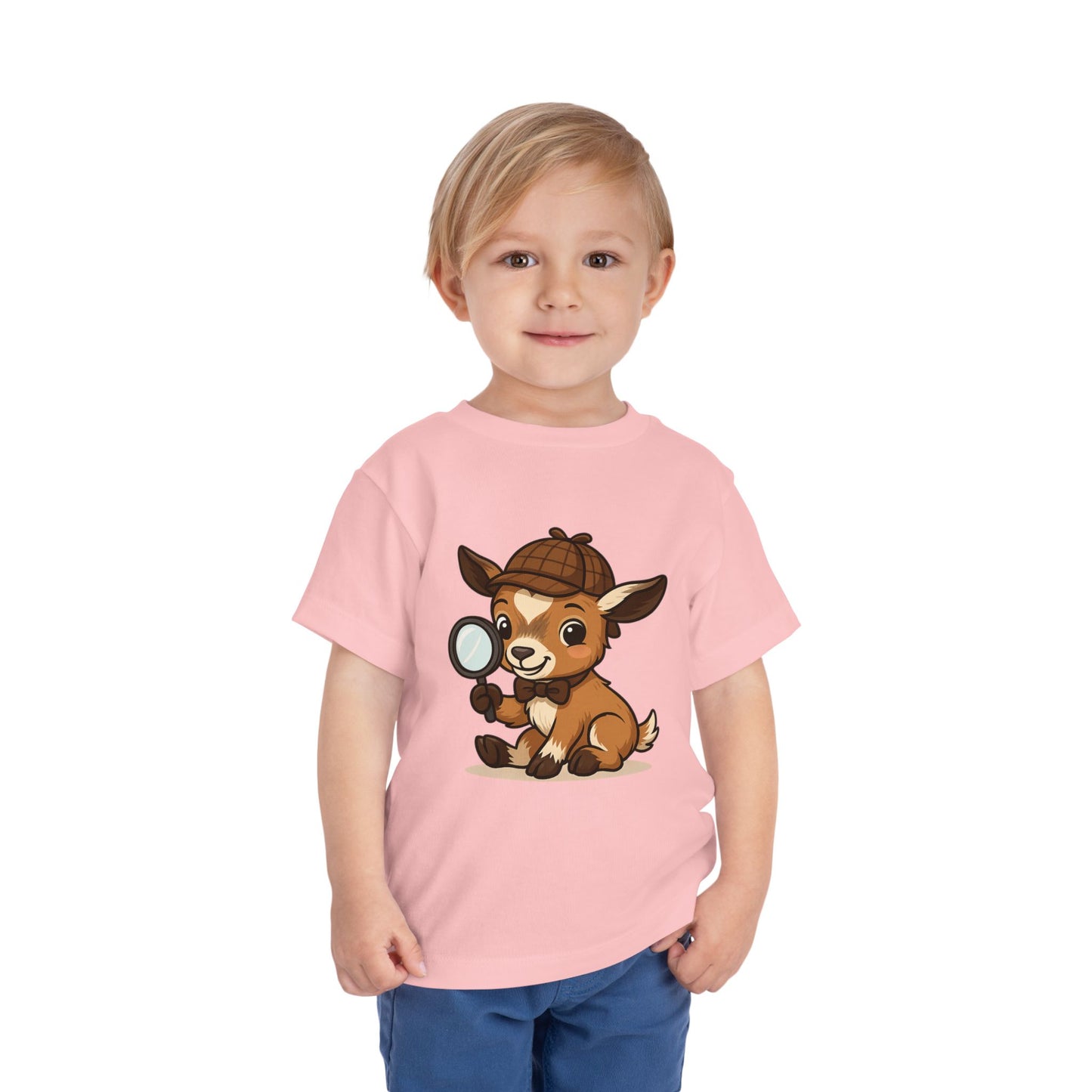 Smart Kid T-Shirt – Detective Toddler Tee | Unisex Baby Shirt | Cute Animal Graphic Top | Fun Playtime Outfit | Adorable Gift for Kids