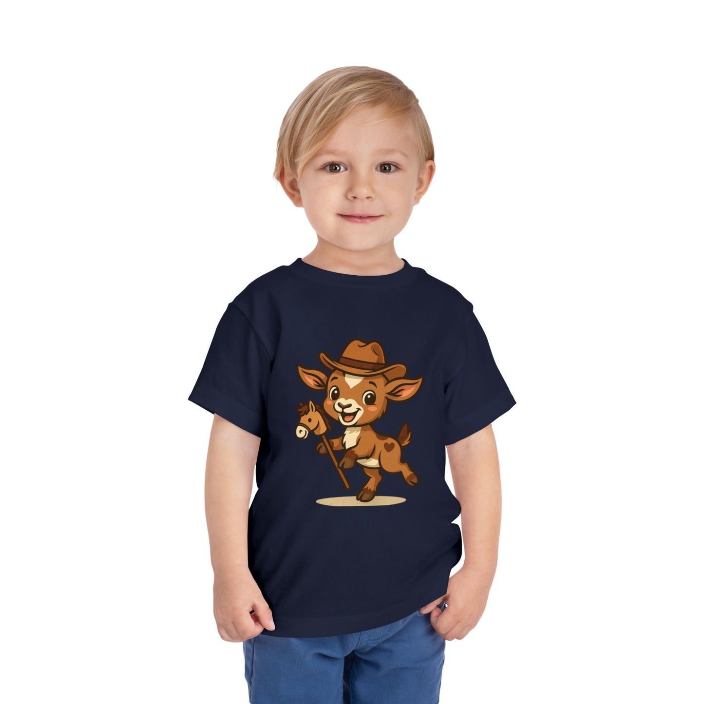 Rodeo Kid T-Shirt – Country Farm Style Kids Tee | Rustic Western Theme Shirt | Playful Animal Graphic Top | Fun Gift for Boys & Girls