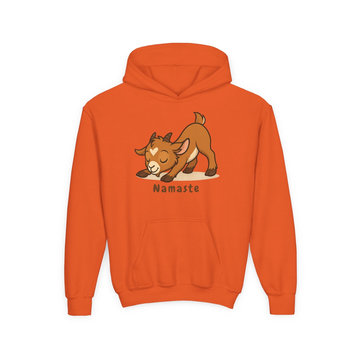 Youth Yoga Kid - Namaste Hoodie, Cute Sweatshirt for Kids, Animal Lovers Gift, Cozy Layering Piece, Perfect for Birthdays and Holidays