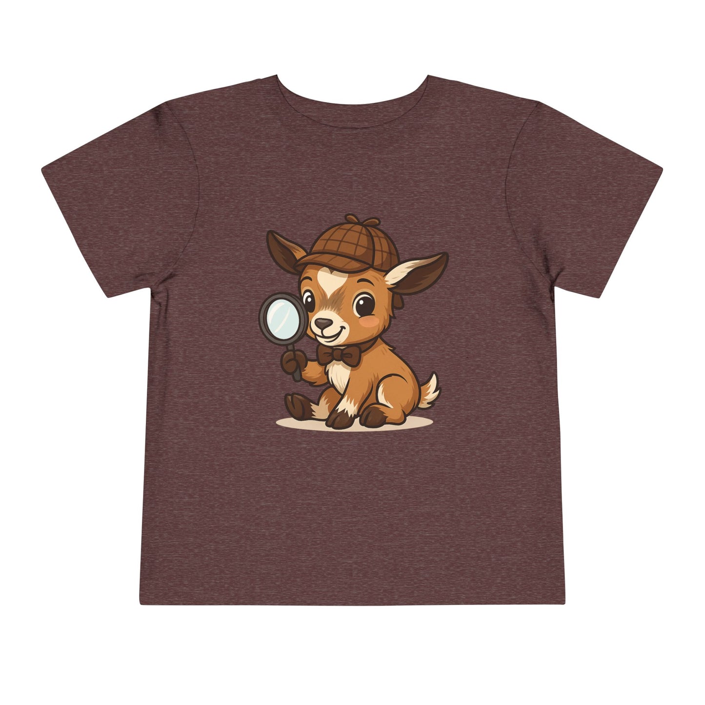 Toddler Smart Kid T-Shirt | Detective Adventure Graphic Tee | Cute Unisex Animal Character Shirt | Fun Gift for Curious Minds