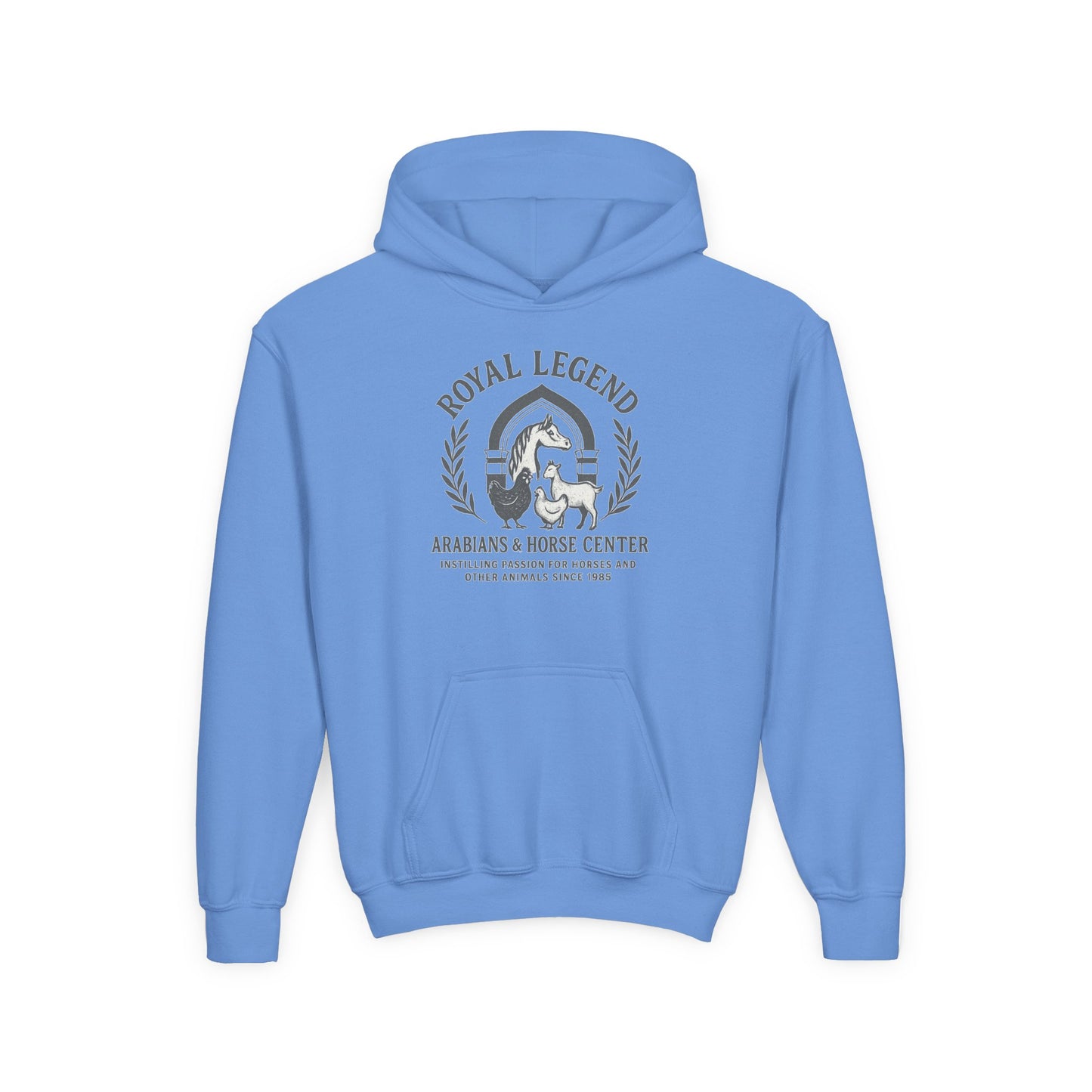 Youth Vintage Royal Legend Hoodie | Horse Lover Gift | Equestrian Hooded Sweatshirt | Kids Hoodie