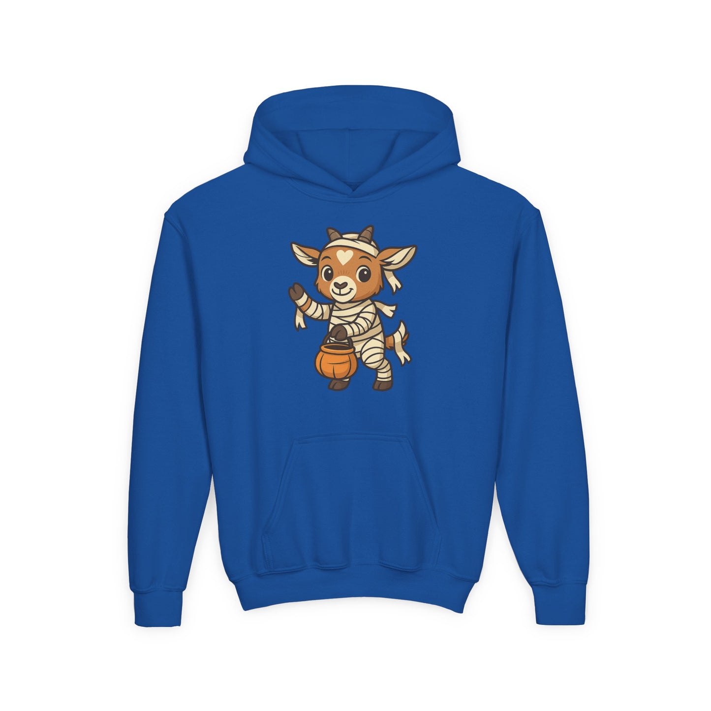Youth Halloween 3 - Mummy kid Hoodie | Cute Mummy Kid Sweatshirt | Kids Halloween Costume Pullover | Cozy Trick or Treat Outfit for Boys & Girls