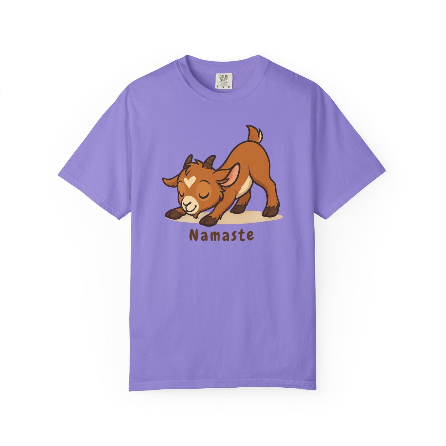 Yoga Kid - Namaste T-Shirt, Unisex Yoga Tee, Gift for Goat Lovers, Cute Animal Shirt, Relaxing Wear, Casual Everyday Top