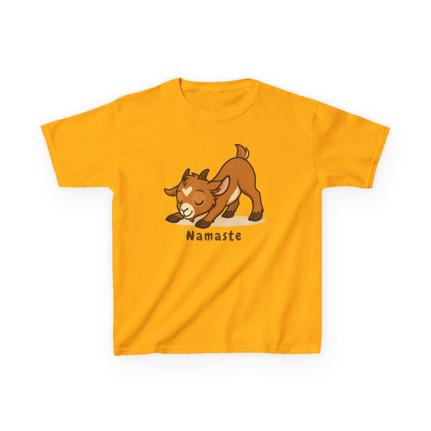 Youth Yoga Kid - Namaste T-Shirt | Cute Gift for Kids | Young Tee for Animal Lovers | Playful Kids Apparel | Kids Farm Shirt