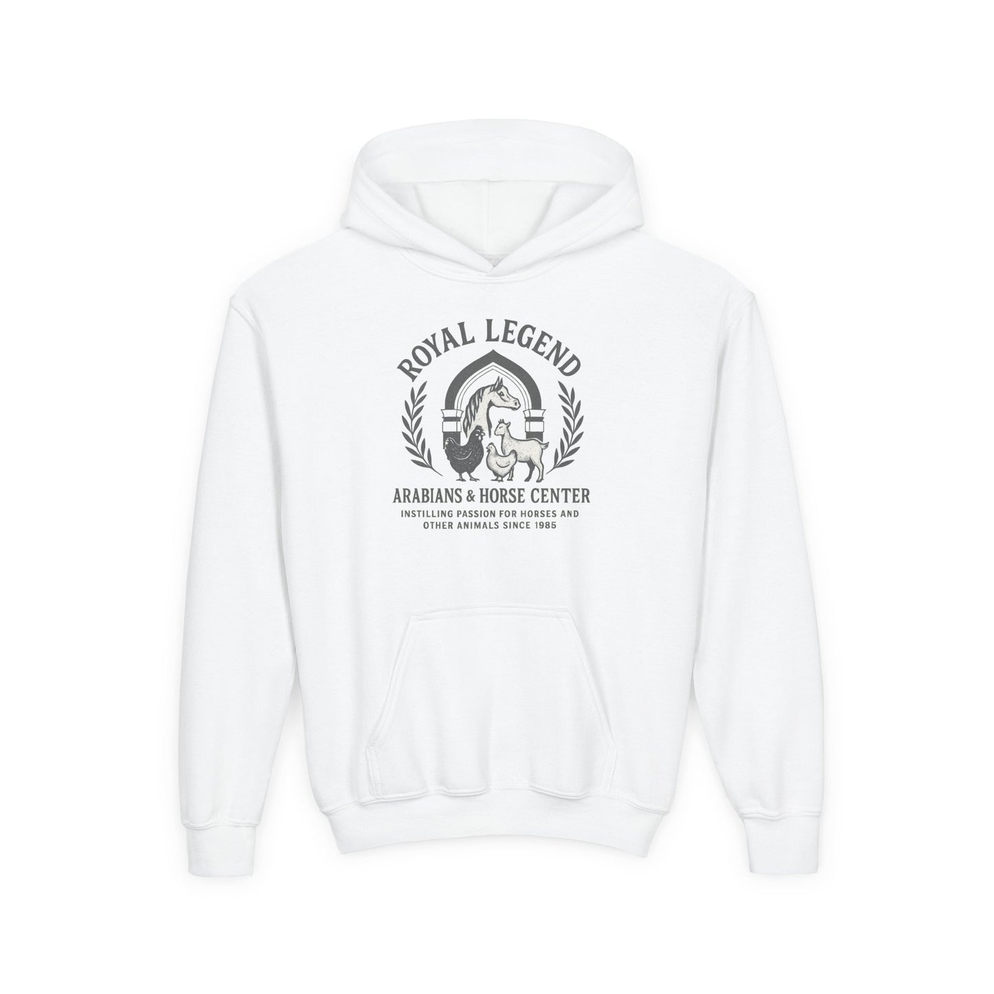 Youth Vintage Royal Legend Hoodie | Horse Lover Gift | Equestrian Hooded Sweatshirt | Kids Hoodie