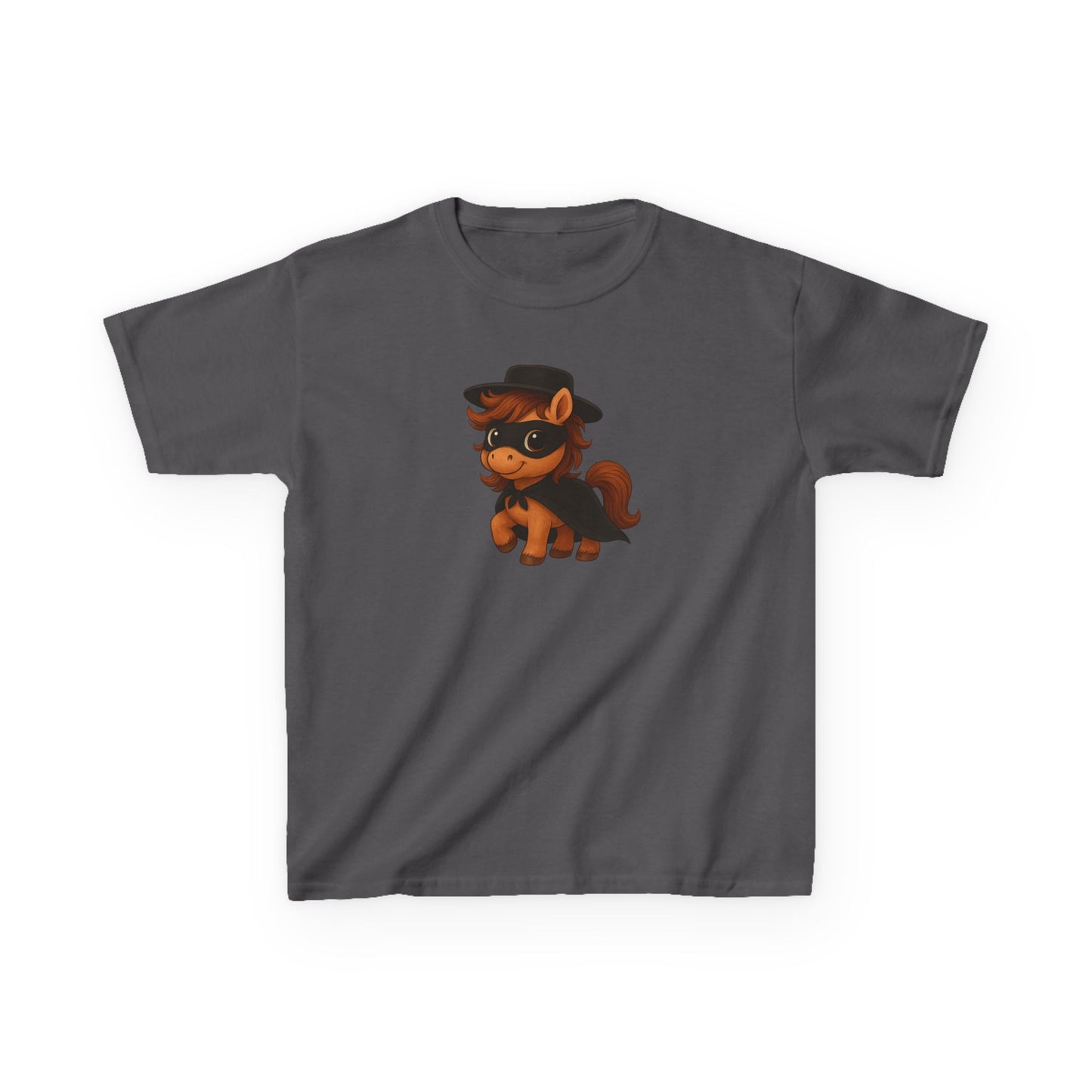 Youth Zorro Pony T-Shirt | Perfect for Birthdays | Playdates and Everyday Wear | Kids Apparel | Pony Lover Tee