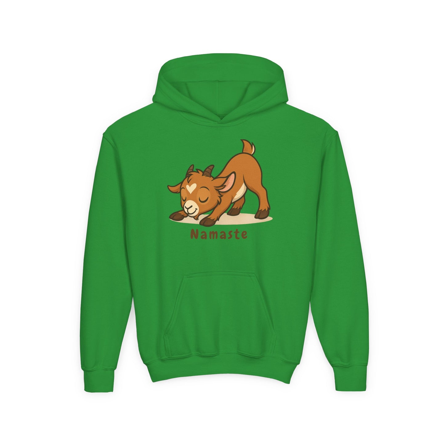 Youth Yoga Kid - Namaste Hoodie, Cute Sweatshirt for Kids, Animal Lovers Gift, Cozy Layering Piece, Perfect for Birthdays and Holidays
