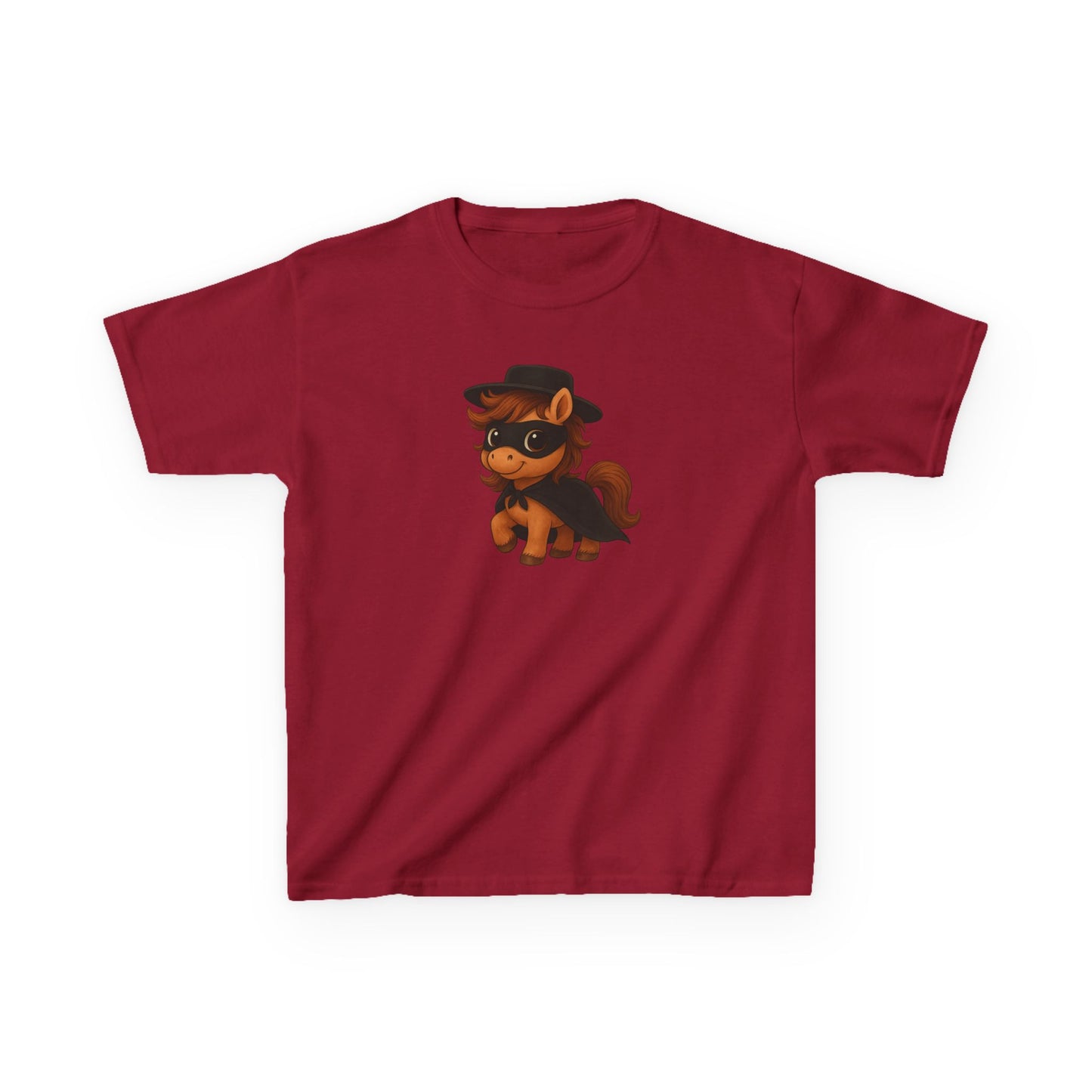 Youth Zorro Pony T-Shirt | Perfect for Birthdays | Playdates and Everyday Wear | Kids Apparel | Pony Lover Tee