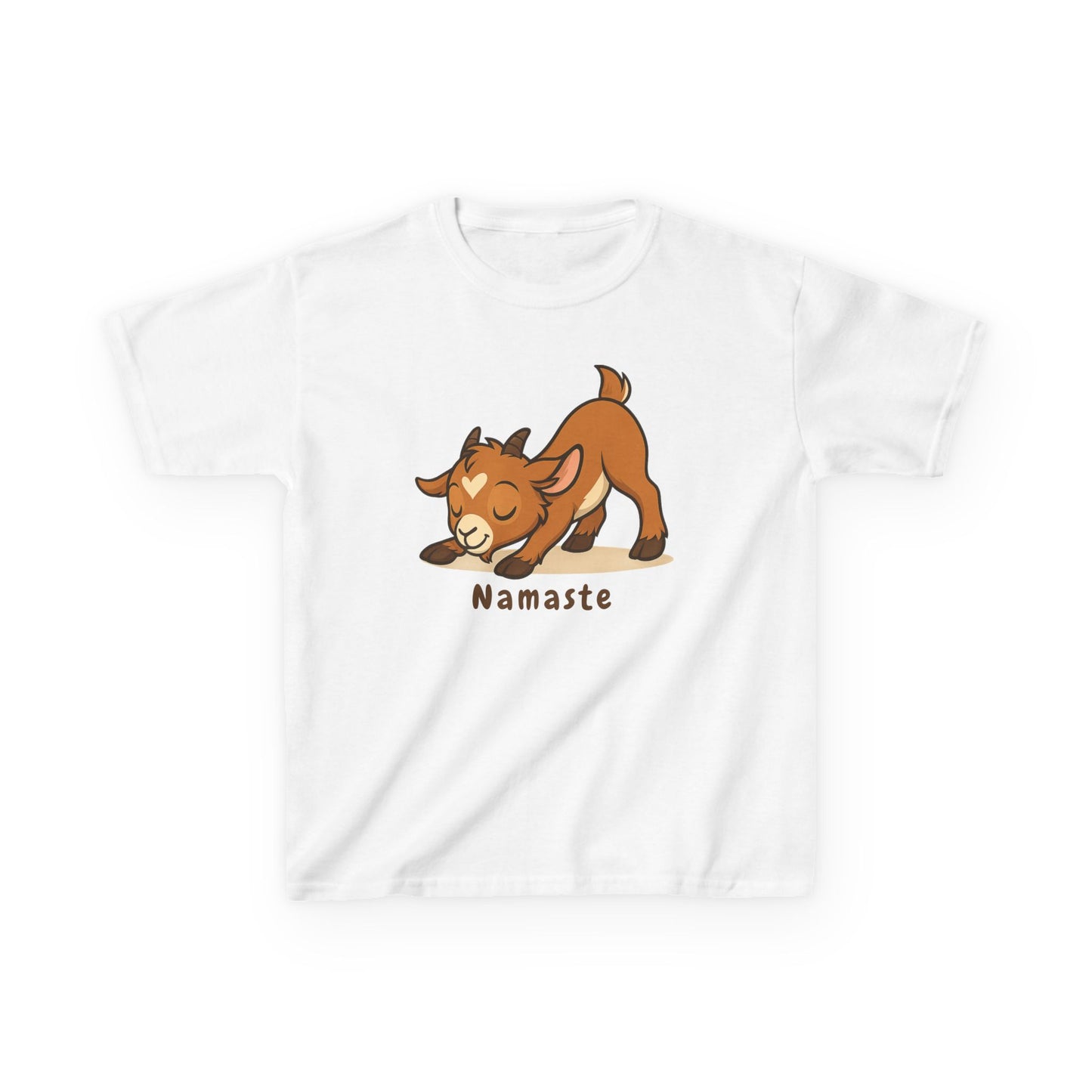 Youth Yoga Kid - Namaste T-Shirt | Cute Gift for Kids | Young Tee for Animal Lovers | Playful Kids Apparel | Kids Farm Shirt