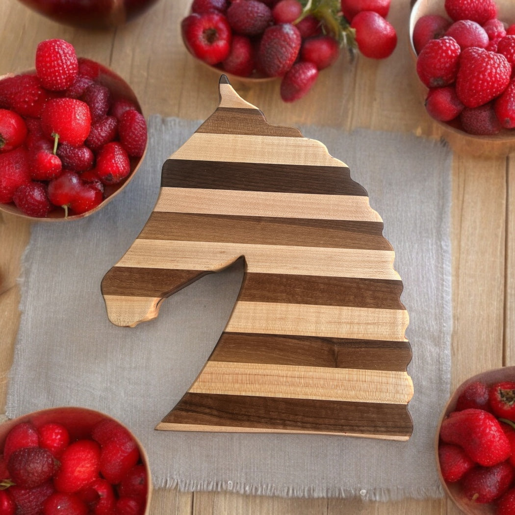 Braided Horse Head Charcuterie Board