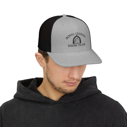 Royal Legend Show Team Hat | Embroidered Horse & Rider Cap | Equestrian Gift | Horse Lover Trucker Hat