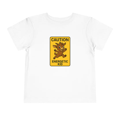 Toddler Energetic Kid T-Shirt | Funny Baby Shirt | Birthday Gift | Playful Tee for Toddlers | Summer Outfit Wear
