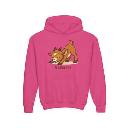 Youth Yoga Kid - Namaste Hoodie, Cute Sweatshirt for Kids, Animal Lovers Gift, Cozy Layering Piece, Perfect for Birthdays and Holidays