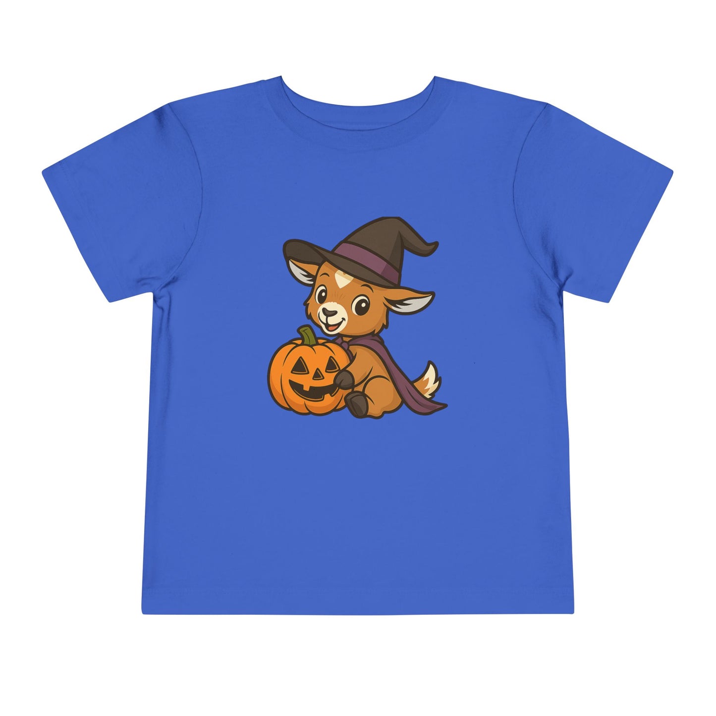 Toddler Halloween 5 - Witchy Kid with Pumpkin Shirt | Cute Kid with Pumpkin Tee | Toddler Witch Hat T-Shirt | Prancer Pumpkin Patch Shirt
