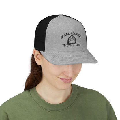 Royal Legend Show Team Hat | Embroidered Horse & Rider Cap | Equestrian Gift | Horse Lover Trucker Hat