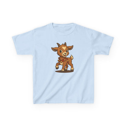 Youth Reindeer Kid T-Shirt | Kids Graphic Tee | Cute Cartoon Shirt for Children | Farm Animal Kid’s Tee