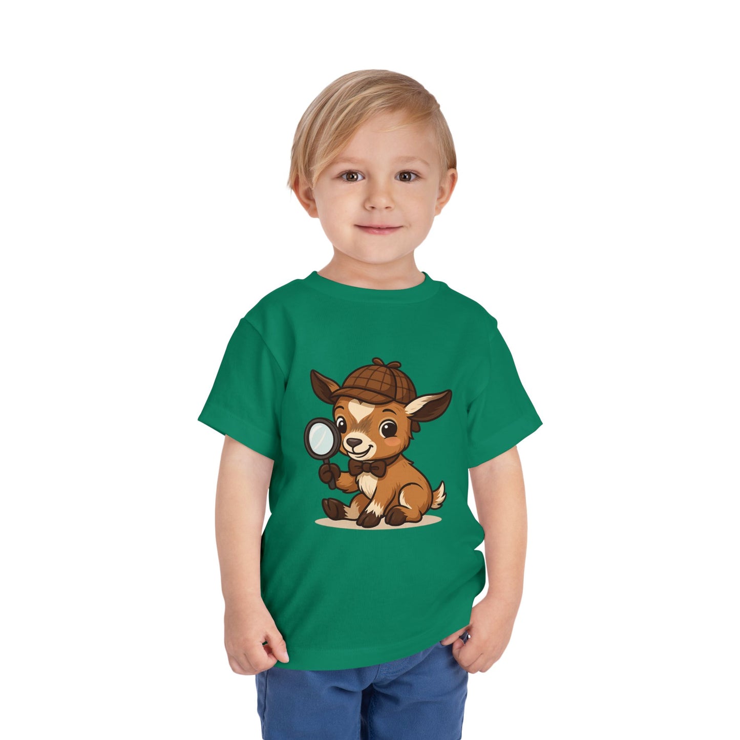 Smart Kid T-Shirt – Detective Toddler Tee | Unisex Baby Shirt | Cute Animal Graphic Top | Fun Playtime Outfit | Adorable Gift for Kids