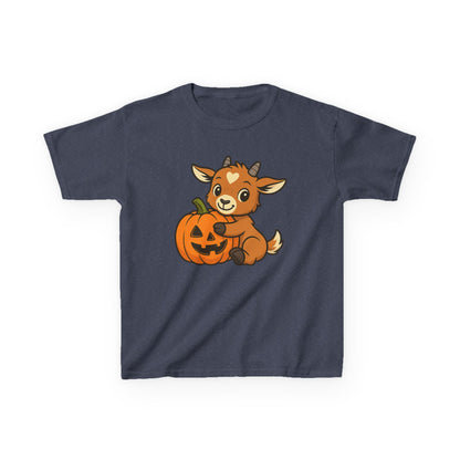 Youth Halloween 4 - Pumpkin Hug Kid T-Shirt | Adorable Pumpkin Kid's Tee | Fall Youth Outfit | Playful Kid's Apparel