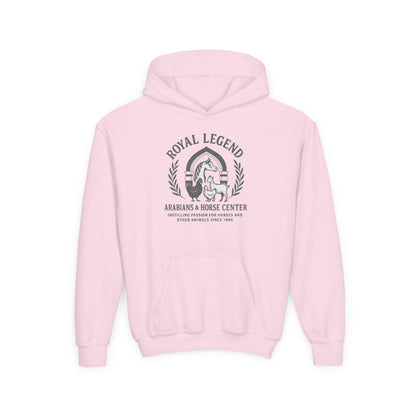 Youth Vintage Royal Legend Hoodie | Horse Lover Gift | Equestrian Hooded Sweatshirt | Kids Hoodie
