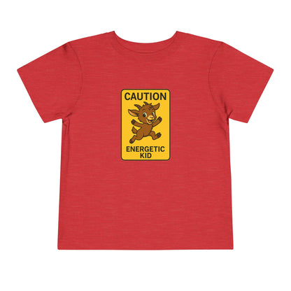 Toddler Energetic Kid T-Shirt | Funny Baby Shirt | Birthday Gift | Playful Tee for Toddlers | Summer Outfit Wear