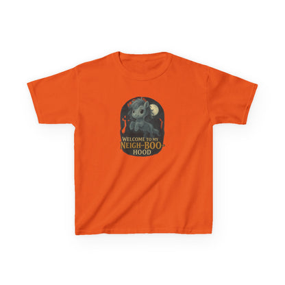 Youth Ghost Pony Graveyard T-Shirt, Fun Halloween Shirt, Spooky Kids Clothes, Trick or Treat T-Shirt, Fall Festival Apparel