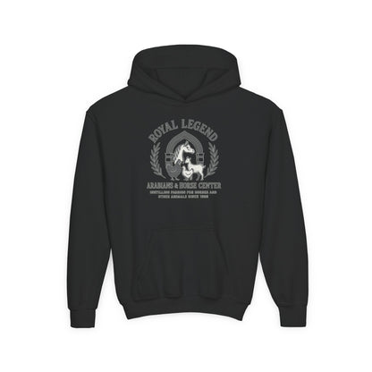 Youth Vintage Royal Legend Hoodie | Horse Lover Gift | Equestrian Hooded Sweatshirt | Kids Hoodie
