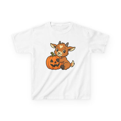 Youth Halloween 4 - Pumpkin Hug Kid T-Shirt | Adorable Pumpkin Kid's Tee | Fall Youth Outfit | Playful Kid's Apparel